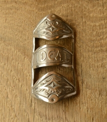 Steuerkopfschild  "IDEAL", 00-20er Jahre,  unbenutztes, universelles Originalschild aus Sammlungsauflösung! 