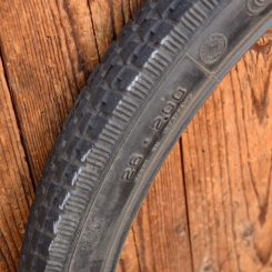 Reifen Motorrad, CONTINENTAL, 26 x 2,00, 50er J., schwarz, gebraucht gem. Bildern 