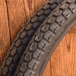 Paar Reifen Motorrad, CONTINENTAL, 2 - 22 26B, schwarz, gebraucht gem. Bildern  