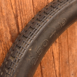 Reifen Motorrad, FULDA, 2,50 - 19, 30er J., schwarz, gebraucht gem. Bildern 