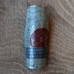 Steuerkopfschild Nationalrad Jack Lammel Düsseldorf, 30er Jahre, Originalschild aus Sammlungsbestand 