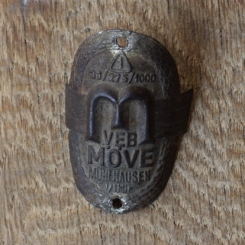 Steuerkopfschild Möwe, 50er Jahre, Originalschild aus Sammlungsbestand 