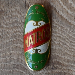 Steuerkopfschild Matros, 20-30er Jahre, Originalschild aus Sammlungsbestand 