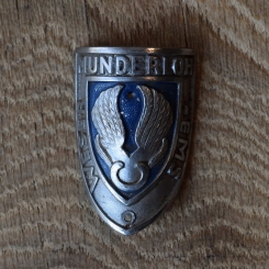 Steuerkopfschild Munderloh, 30-50er Jahre, Originalschild aus Sammlungsbestand 