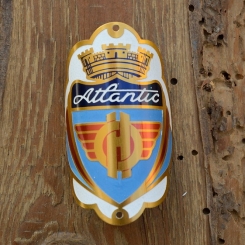Steuerkopfschild  ATLANTIC, 30-50er Jahre, Originalschild aus Sammlungsbestand 