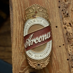 Steuerkopfschild  ARCONA, Berlin, 30-50er Jahre, Originalschild aus Sammlungsbestand 