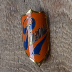 Steuerkopfschild Prinzenrad, 30-50er Jahre, Originalschild aus Sammlungsbestand 