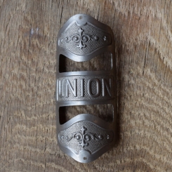 Steuerkopfschild Union, 10-20er Jahre, Originalschild aus Sammlungsbestand 