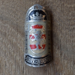 Steuerkopfschild Starkenburg Bauer-Werk, 30er Jahre, Originalschild aus Sammlungsbestand 