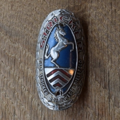 Steuerkopfschild Stricker, 50er Jahre, Originalschild aus Sammlungsbestand 