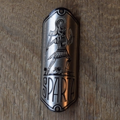 Steuerkopfschild Sparta, 30-50er Jahre, Originalschild aus Sammlungsbestand 