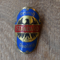 Steuerkopfschild Standard, 30-50er Jahre, Originalschild aus Sammlungsbestand 