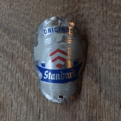 Steuerkopfschild Standard, 50er Jahre, Originalschild aus Sammlungsbestand 