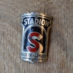 Steuerkopfschild Stadion, 30-50er Jahre, Originalschild aus Sammlungsbestand 