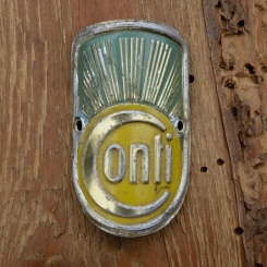 Steuerkopfschild CONTI, 30-50er Jahre, Originalschild aus Sammlungsbestand 