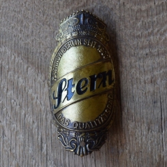 Steuerkopfschild Stern, 20-30er Jahre, Originalschild aus Sammlungsbestand 