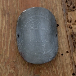 Steuerkopfschild CITO, Köln, 30er Jahre, Originalschild aus Sammlungsbestand 