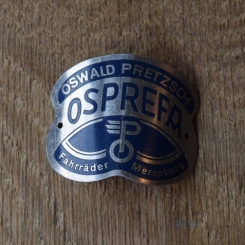 Steuerkopfschild Osprefa, 30-50er Jahre, Originalschild aus Sammlungsbestand 