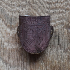 Steuerkopfschild Torpedo Frankfurt a. M., 30er Jahre, Originalschild aus Sammlungsbestand 