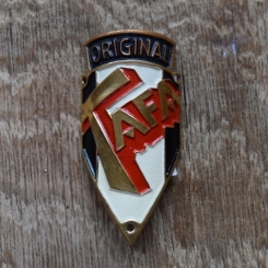 Steuerkopfschild Tafa, 50er Jahre, Originalschild aus Sammlungsbestand 