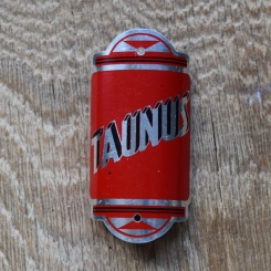 Steuerkopfschild Taunus, 50er Jahre, Originalschild aus Sammlungsbestand 