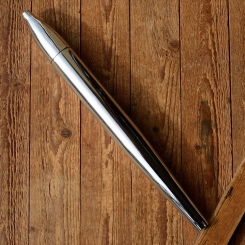 Auspufftopf "SACHS 50 Flöte", verchromt, D=28mm/55mm L=570mm 