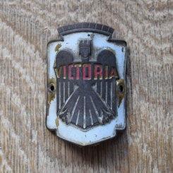 Steuerkopfschild Victoria, 50-60er Jahre, Originalschild aus Sammlungsbestand 