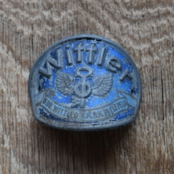 Steuerkopfschild Wittler, 30er Jahre, Originalschild aus Sammlungsbestand 