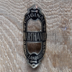 Steuerkopfschild Warthania, 10er Jahre, Originalschild aus Sammlungsbestand 