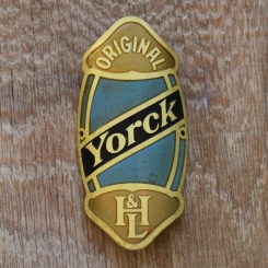 Steuerkopfschild Yorck, 20-30er Jahre, Originalschild aus Sammlungsbestand 