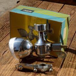 FER Nonox Anlage, ein Klassiker unter den DDR-Dynamo-Scheinwerfer Kombinationen, orig. 60-80er J. 