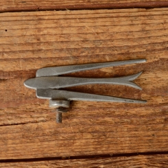 Universale Schutzblechfigur VOGEL - passend für jedes Rad, Alu Druckguss, orig. Altbestand 50er Jahre, Zustand siehe Bild 