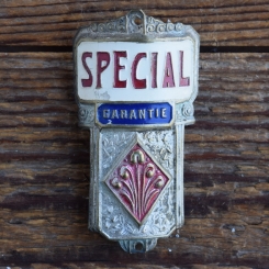 Steuerkopfschild SPECIAL, 50er Jahre, Originalschild aus Sammlungsbestand 