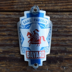 Steuerkopfschild BAYARD, 60er Jahre, Originalschild aus Sammlungsbestand 