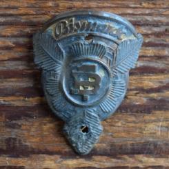 Steuerkopfschild BISMARCK, 60er Jahre, Originalschild aus Sammlungsbestand 