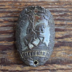 Steuerkopfschild WITTEKIND, 50er Jahre, Originalschild aus Sammlungsbestand 