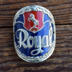 Steuerkopfschild ROYAL, 50er Jahre, Originalschild aus Sammlungsbestand 