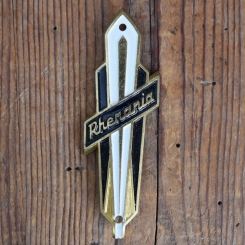 Steuerkopfschild RHENANIA, 50er Jahre, Originalschild aus Sammlungsbestand 