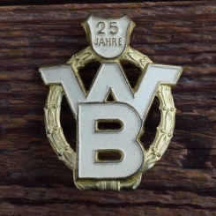 Schutzblechwappen für hinten WILHELM BERDING, 50er Jahre, Originalwappen aus Sammlungsbestand    