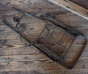 Gepäckträger, 45 x 23,5cm, orig. 30er Jahre, unrestaurierter Originalzustand, passend für 26/28er Fahrräder 