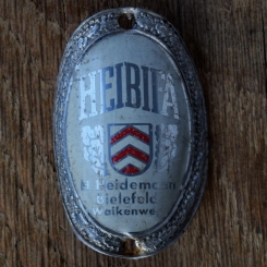 Steuerkopfschild HEIBIFA, 50er Jahre, Originalschild aus Sammlungsbestand 