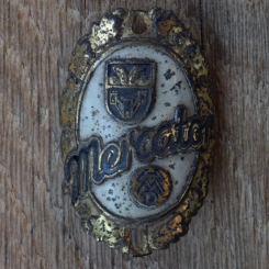 Steuerkopfschild MERCATOR, 50er Jahre, Originalschild aus Sammlungsbestand 