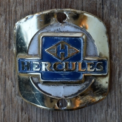 Steuerkopfschild HERCULES, 60er Jahre, Originalschild aus Sammlungsbestand 
