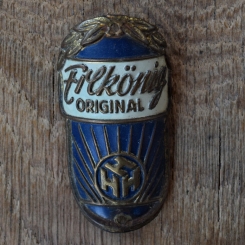 Steuerkopfschild ERLKÖNIG HHH, 50er Jahre, Originalschild aus Sammlungsbestand 