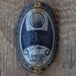 Steuerkopfschild ERIKO, 50er Jahre, Originalschild aus Sammlungsbestand 