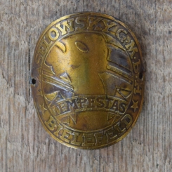 Steuerkopfschild TEMPESTAS SELOWSKY G.M.B.H, 30er Jahre, Originalschild aus Sammlungsbestand 