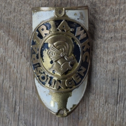 Steuerkopfschild PATRIA WKC, 50er Jahre, Originalschild aus Sammlungsbestand 