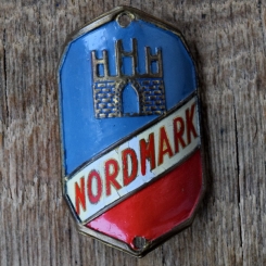 Steuerkopfschild NORDMARK, 50er Jahre, Originalschild aus Sammlungsbestand 