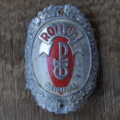 Steuerkopfschild ROLLDA, 50er Jahre, Originalschild aus Sammlungsbestand 