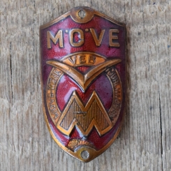 Steuerkopfschild MÖWE, 50er Jahre, Originalschild aus Sammlungsbestand 